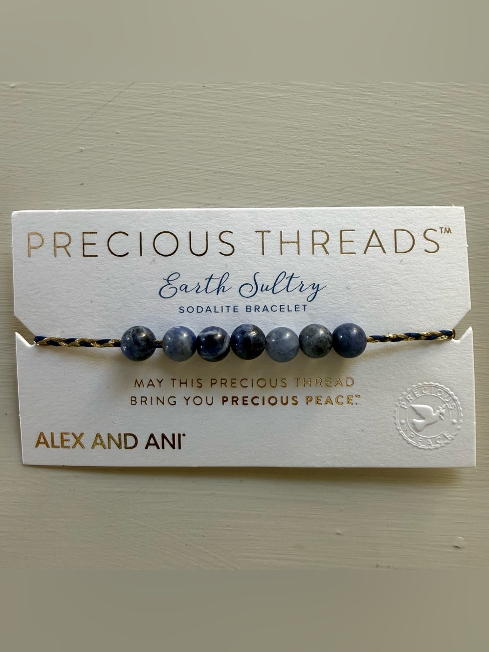Alex & Ani Sodalite Bracelet